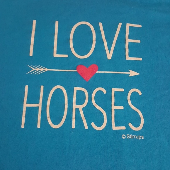 I love horses girls tshirt - Picture 2 of 4